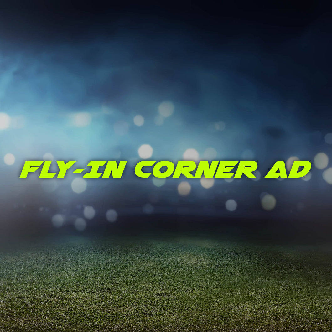 Fly-In Corner Logo Ads